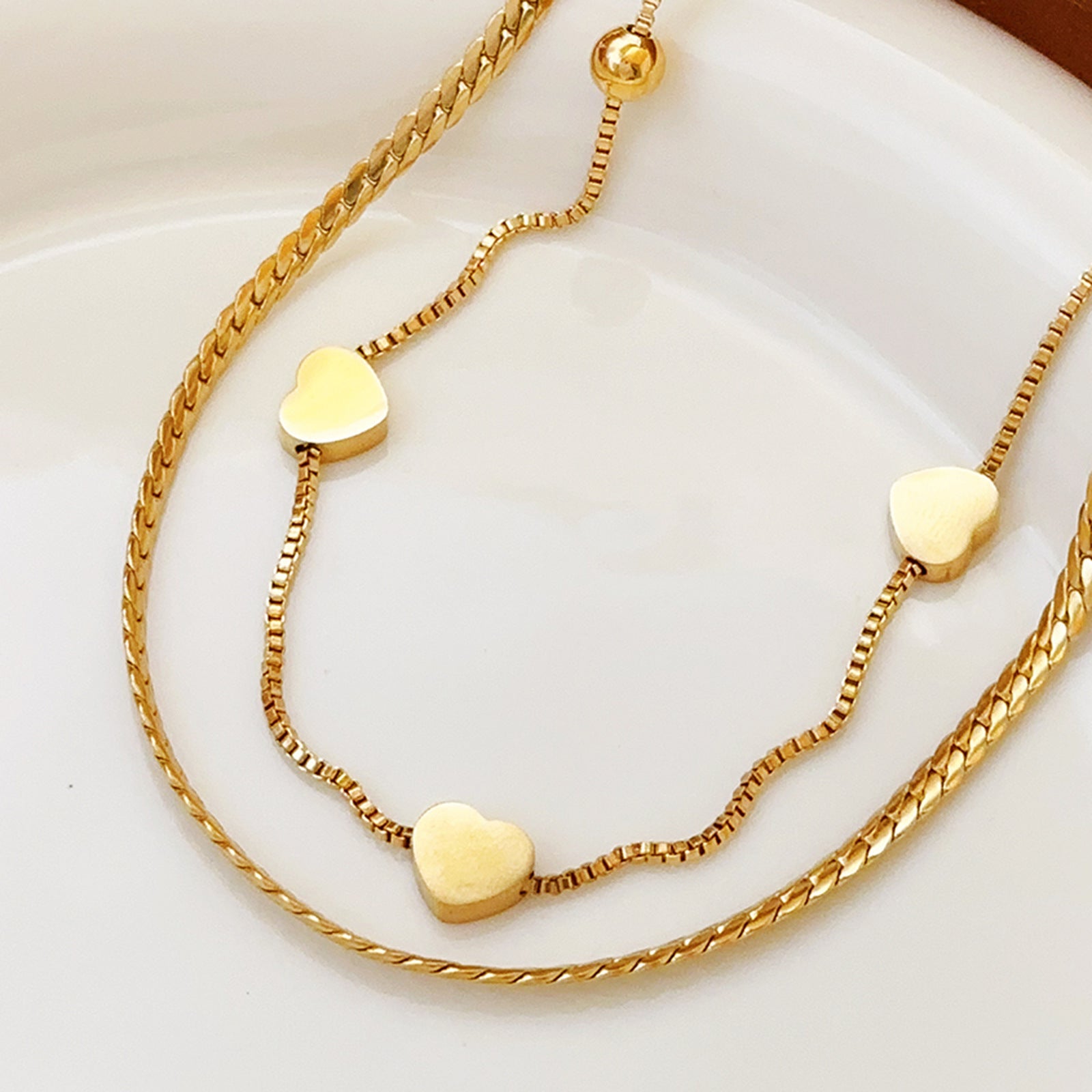 Heera Heart Anklet