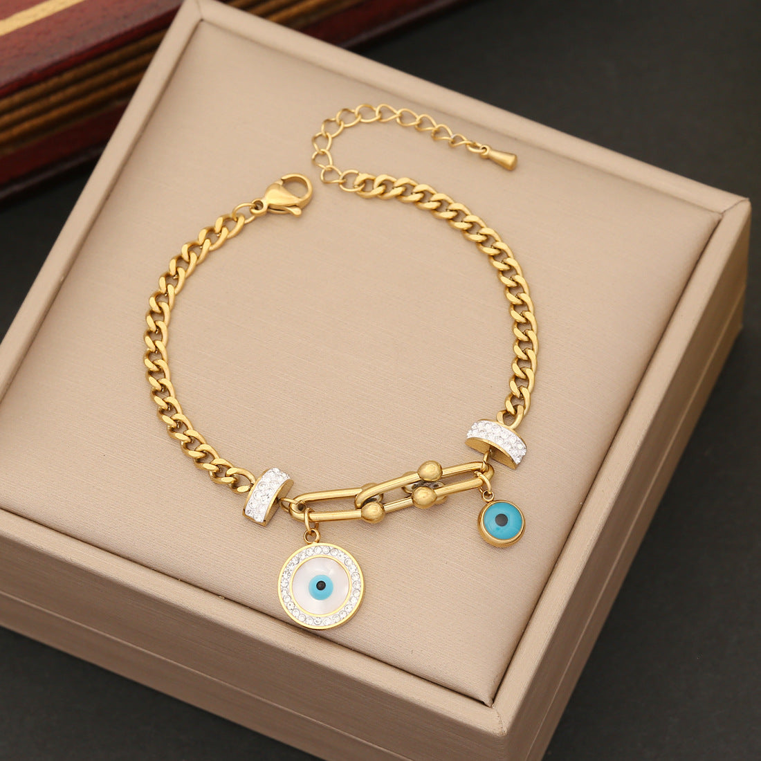 Nazar Shield Charm Bracelet